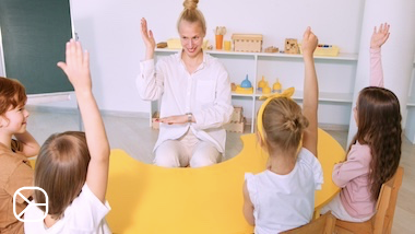 Children are learning in an intensive summer Czech course.